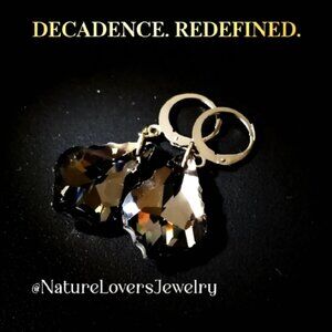 Sexy! Seductive! Decadent! Gorgeous! Festive! Black Shimmering Bling Chandeliers